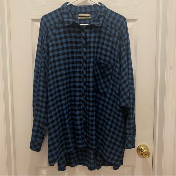 BDG Tops - BDG plaid shirt